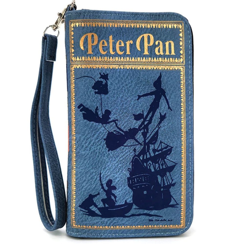 Peter Pan Book Cover Wallet - Wristlet - Book Lover Gifts - Novelty Wallets